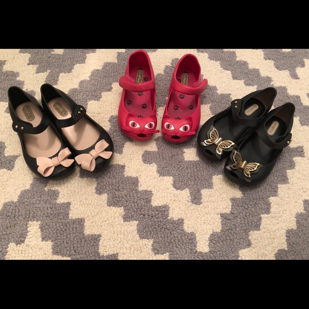 3 pairs Mini Melissa size 9 us